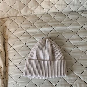 H&M Ribbed Knit Beanie - Light Gray